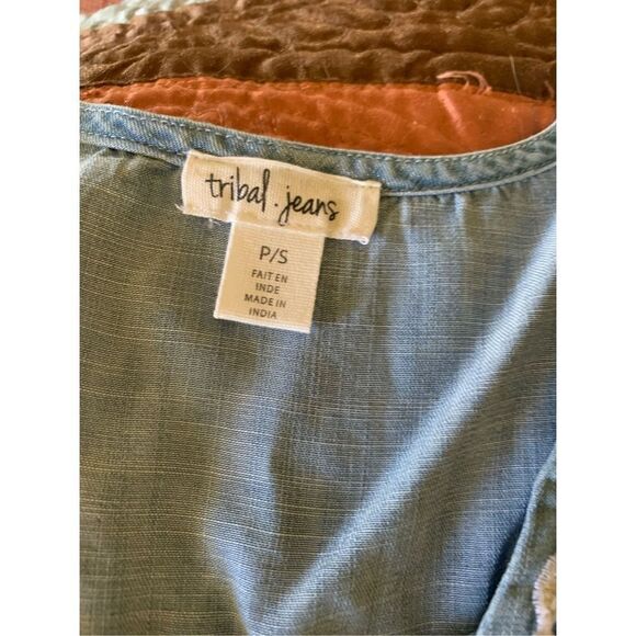 Tribal Jeans Embroidered Tunic NWT - Picture 5 of 8